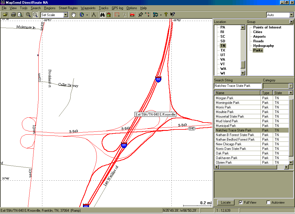 TN-840/I65 interchange.
